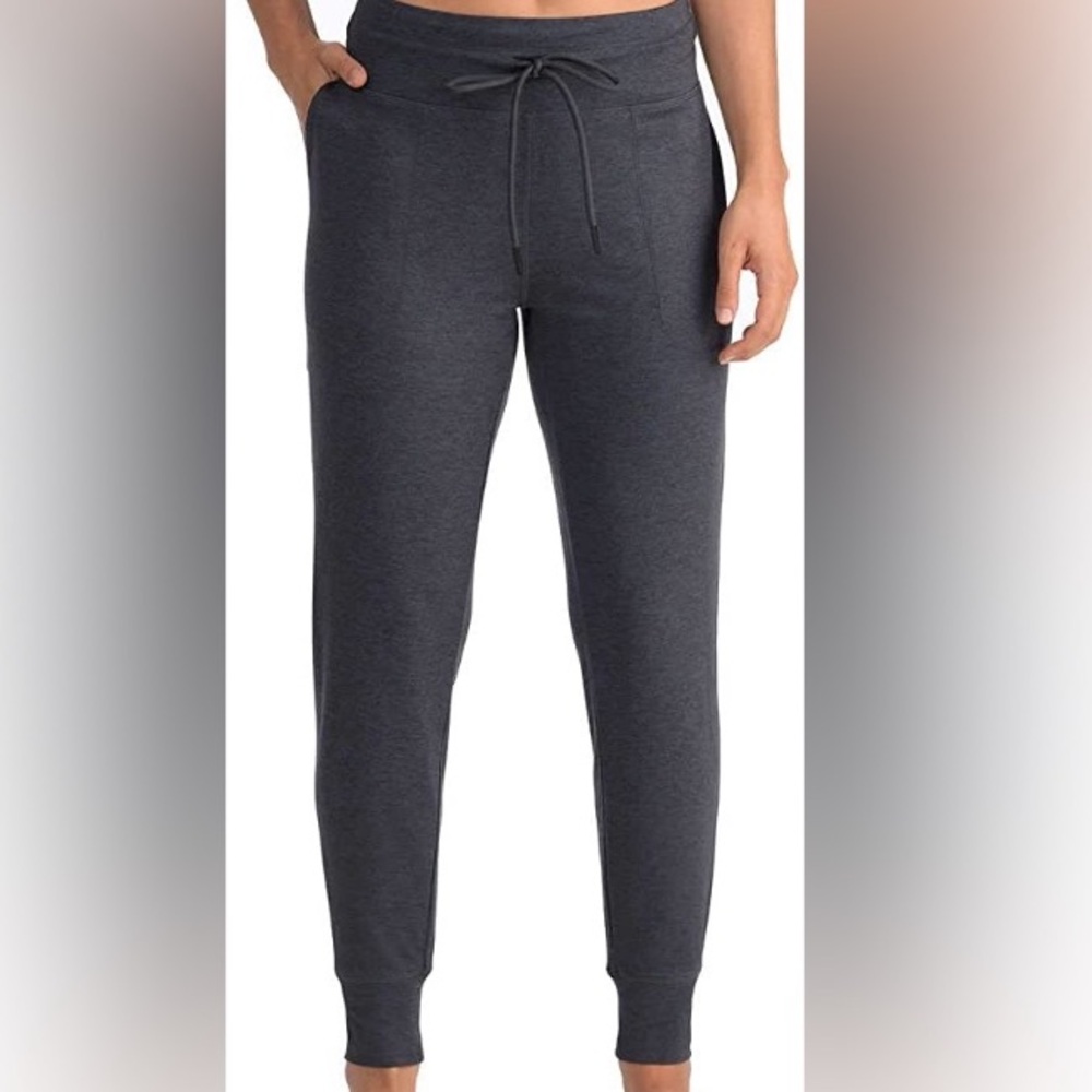 Lole Charcoal Gray Jogger Pants Drawstring Waist and Pockets EUC Women’s XL